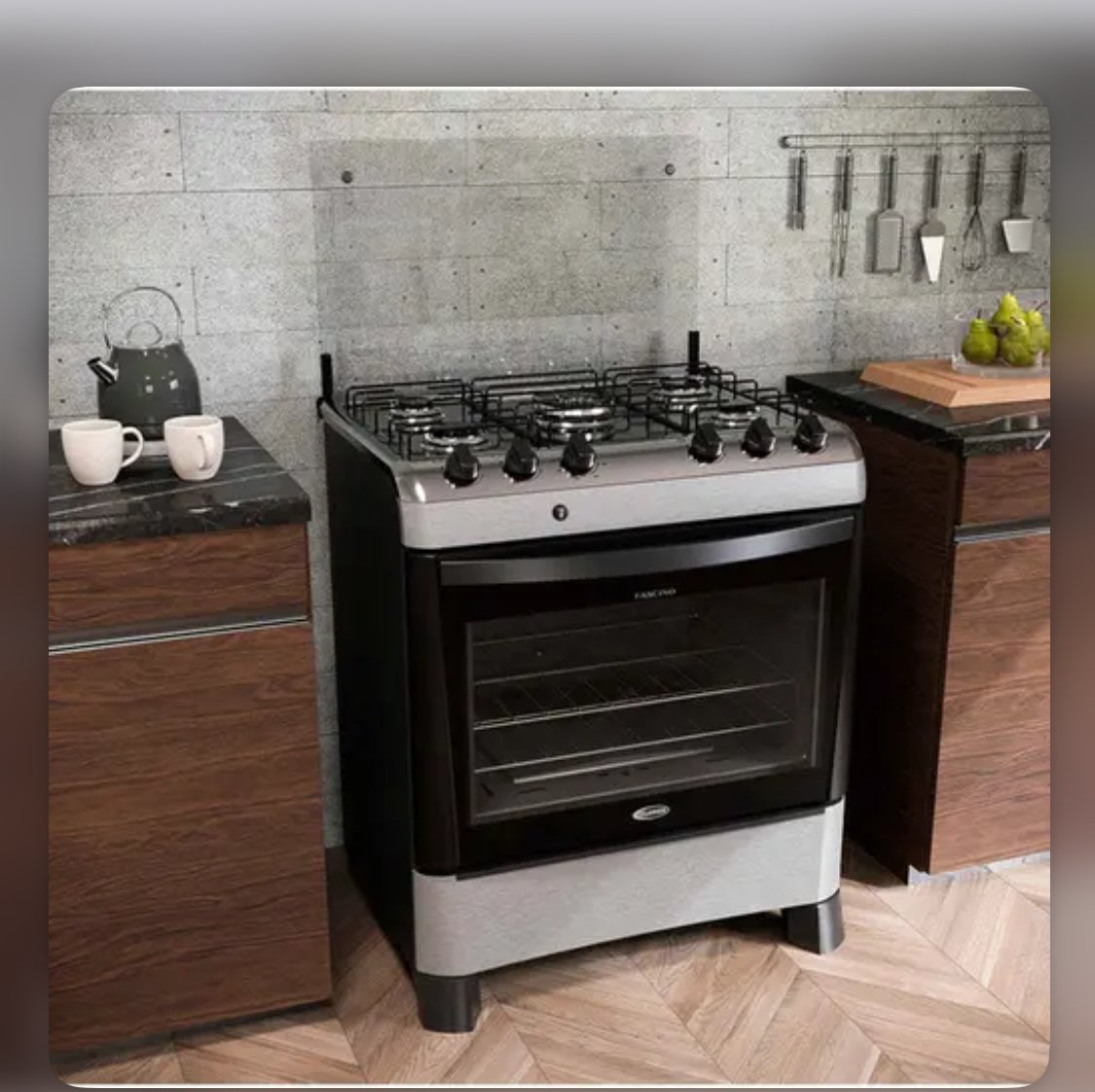 Fogão de cinco bocas